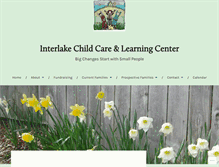 Tablet Screenshot of interlakechildcare.com
